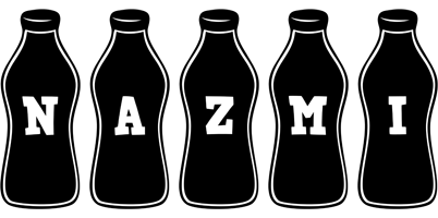 Nazmi bottle logo