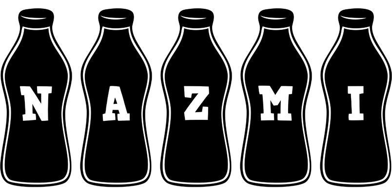 Nazmi bottle logo