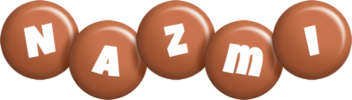 Nazmi candy-brown logo