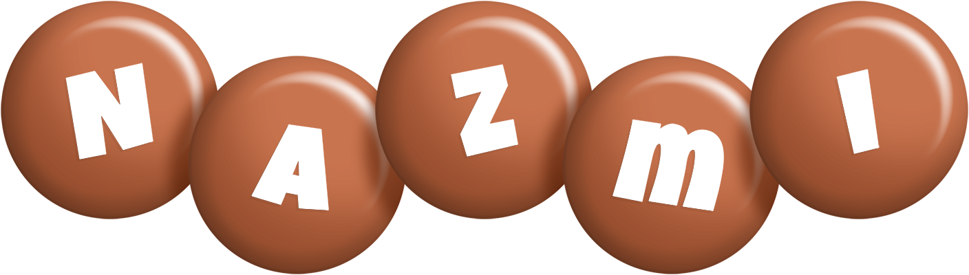 Nazmi candy-brown logo