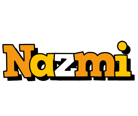 Nazmi cartoon logo