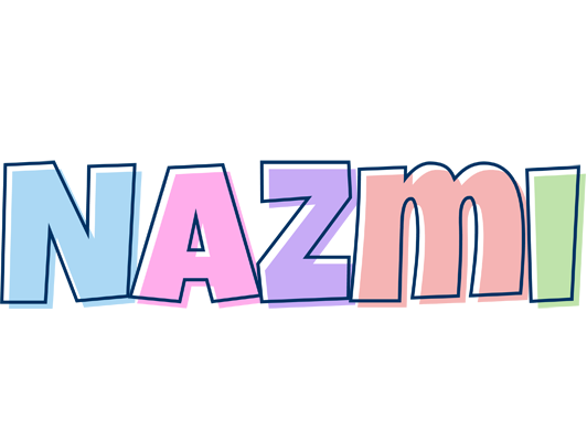 Nazmi pastel logo