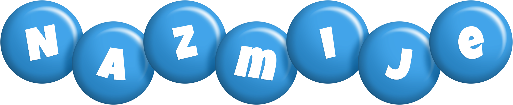Nazmije candy-blue logo