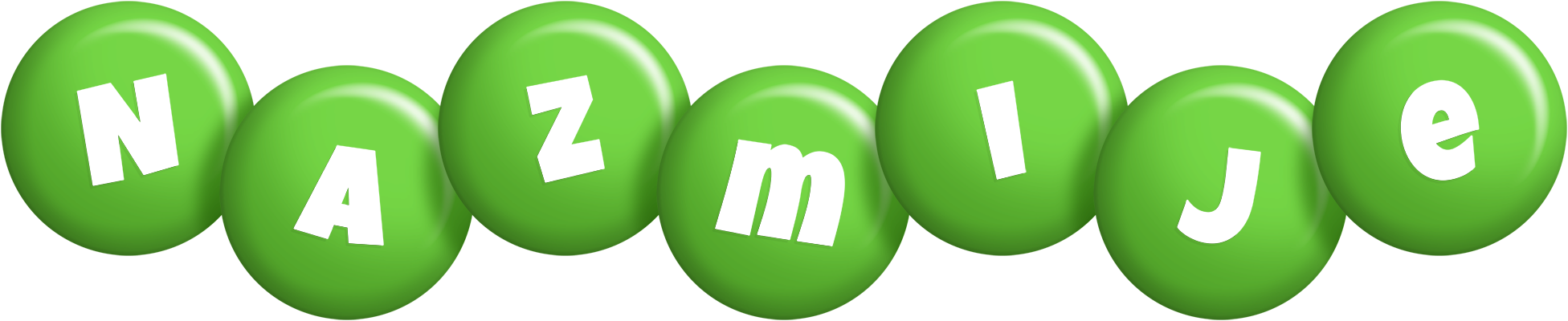 Nazmije candy-green logo