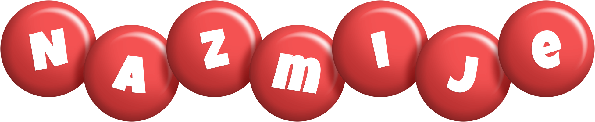 Nazmije candy-red logo