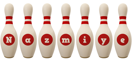 Nazmiye bowling-pin logo