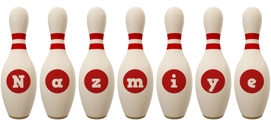 Nazmiye bowling-pin logo
