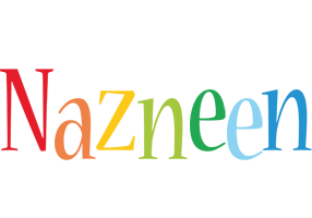 Nazneen birthday logo