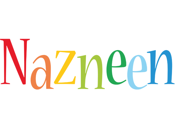 Nazneen birthday logo