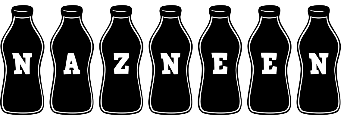 Nazneen bottle logo