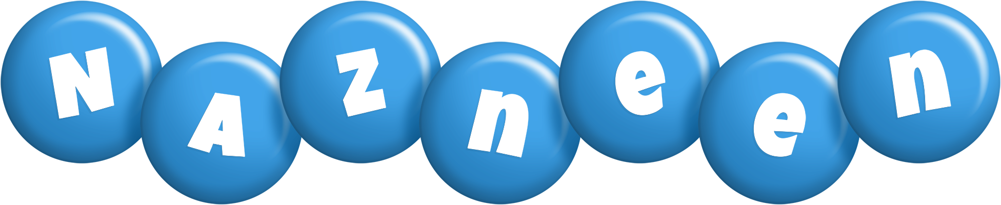 Nazneen candy-blue logo
