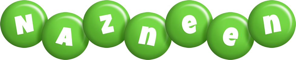 Nazneen candy-green logo