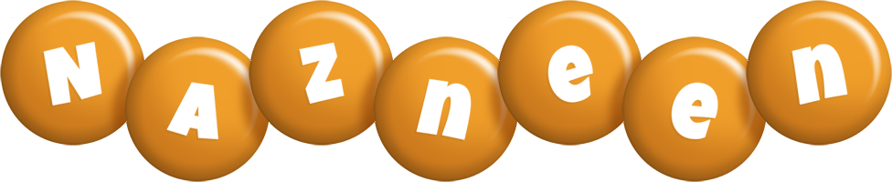 Nazneen candy-orange logo