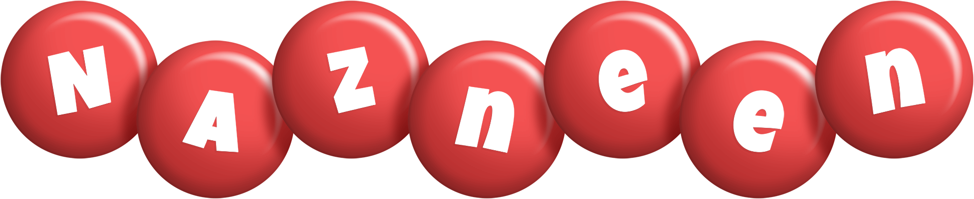 Nazneen candy-red logo