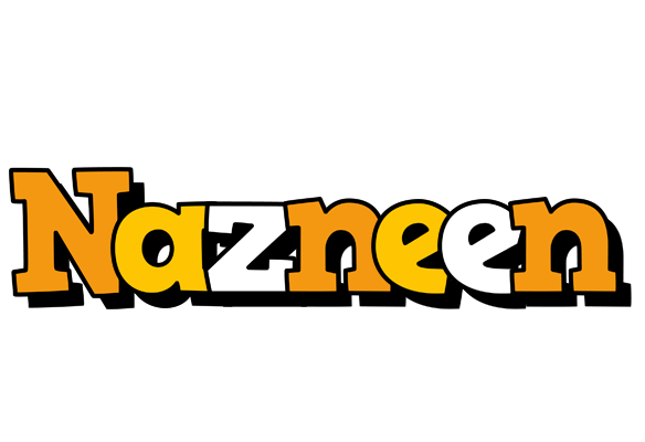 Nazneen cartoon logo