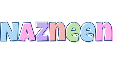 Nazneen pastel logo