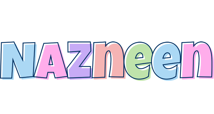 Nazneen pastel logo