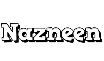 Nazneen snowing logo