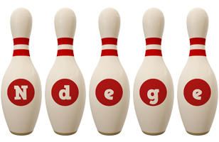 Ndege bowling-pin logo