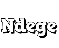 Ndege snowing logo