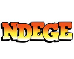 Ndege sunset logo