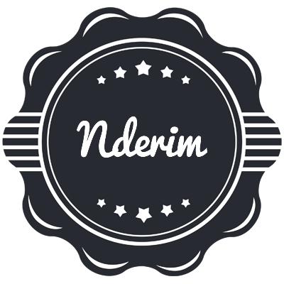 Nderim badge logo