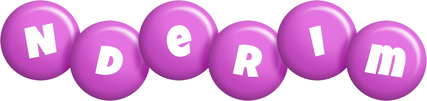 Nderim candy-purple logo