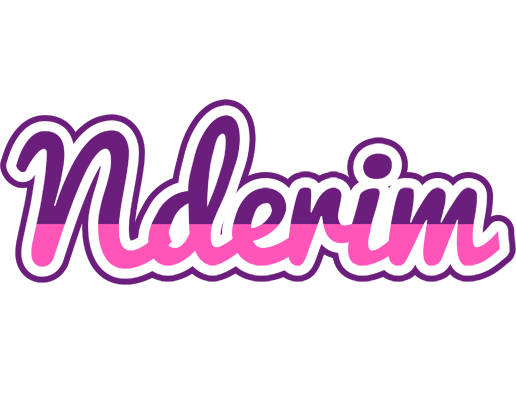 Nderim cheerful logo