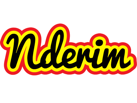 Nderim flaming logo