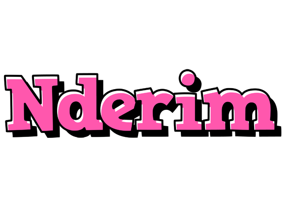 Nderim girlish logo