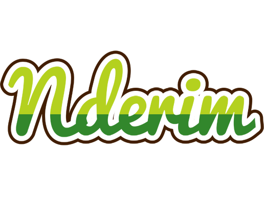 Nderim golfing logo