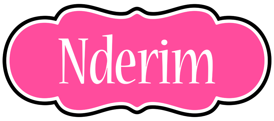 Nderim invitation logo