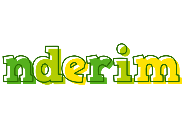 Nderim juice logo