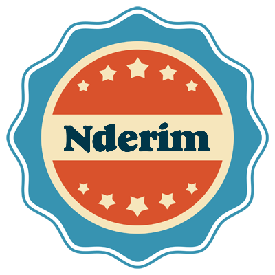 Nderim labels logo