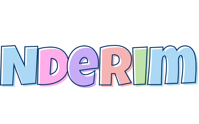 Nderim pastel logo
