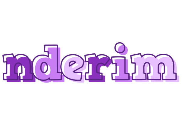 Nderim sensual logo