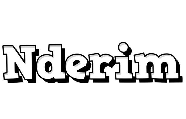 Nderim snowing logo