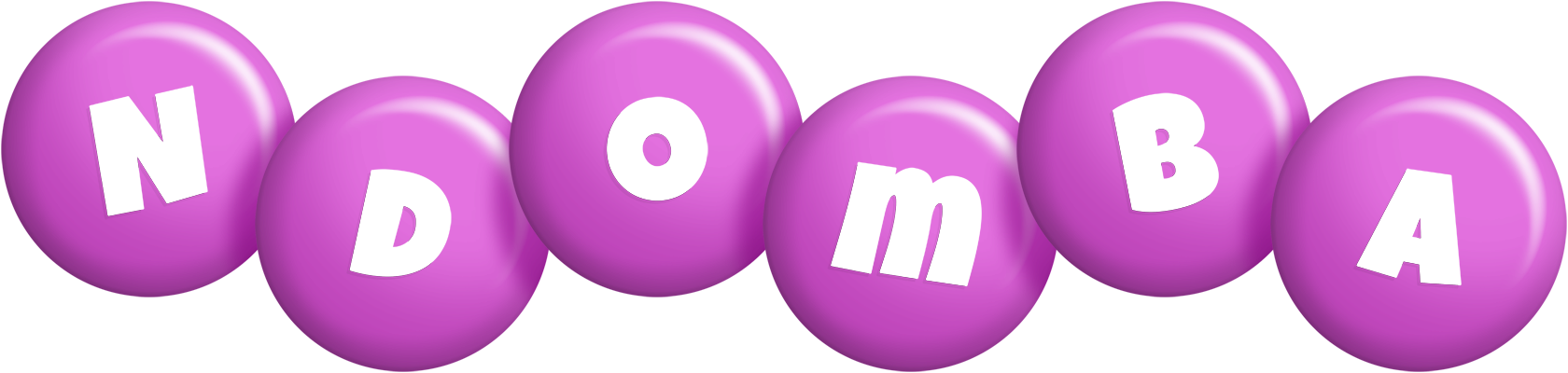 Ndomba candy-purple logo