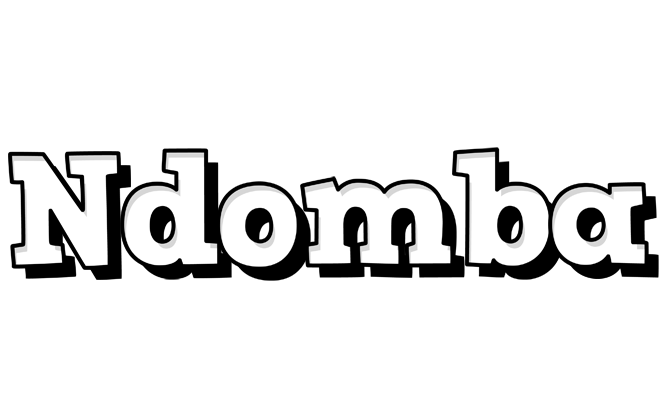 Ndomba snowing logo