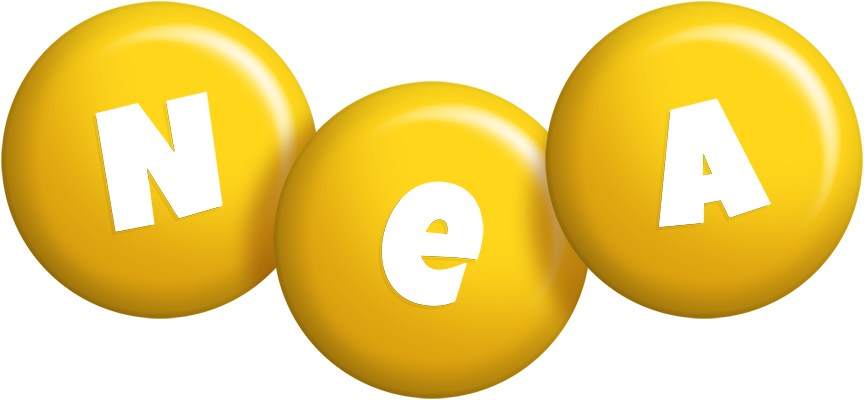 Nea candy-yellow logo