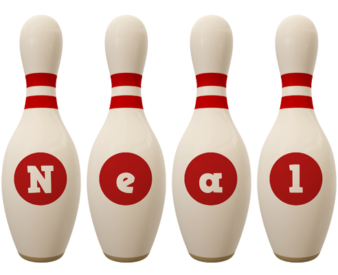 Neal bowling-pin logo