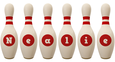 Nealie bowling-pin logo