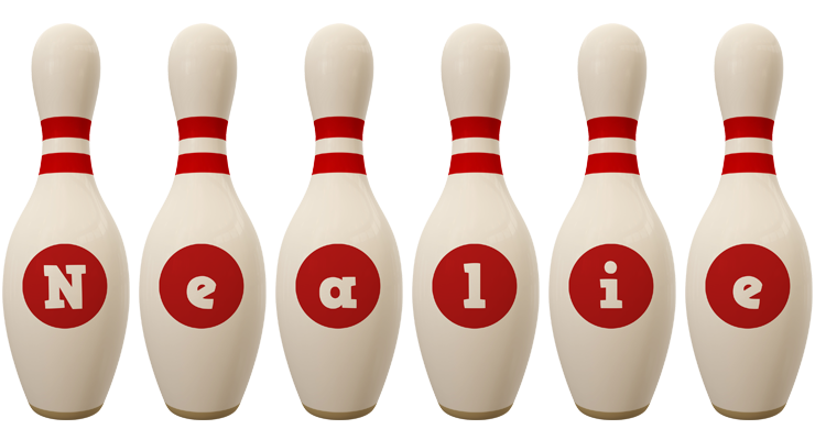 Nealie bowling-pin logo
