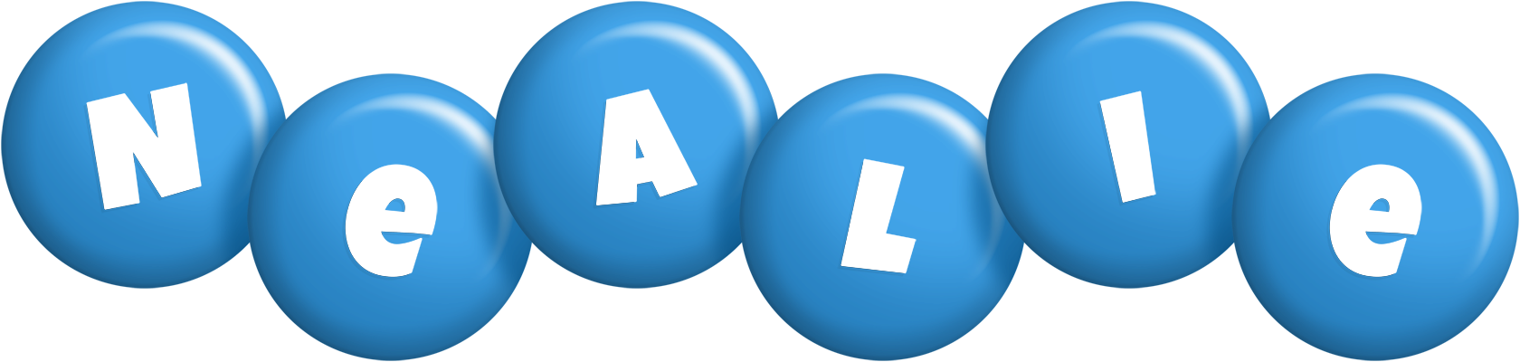 Nealie candy-blue logo