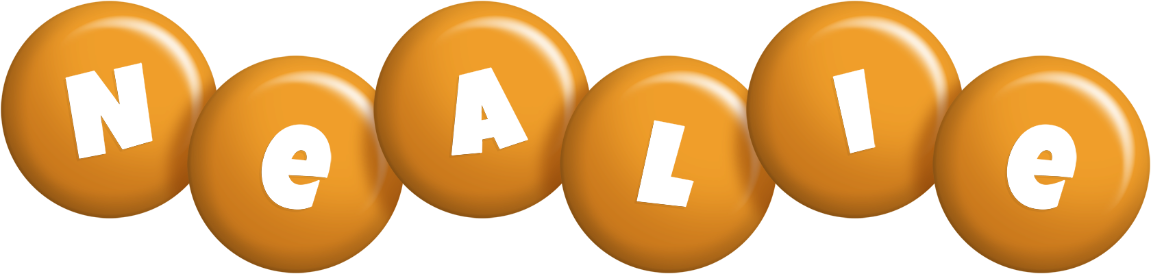 Nealie candy-orange logo