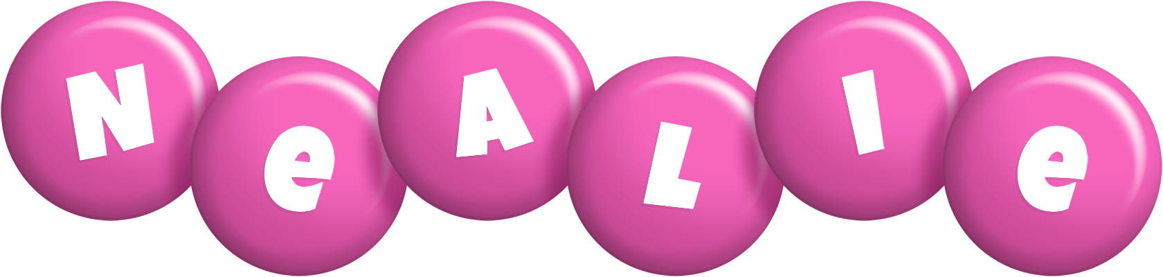 Nealie candy-pink logo