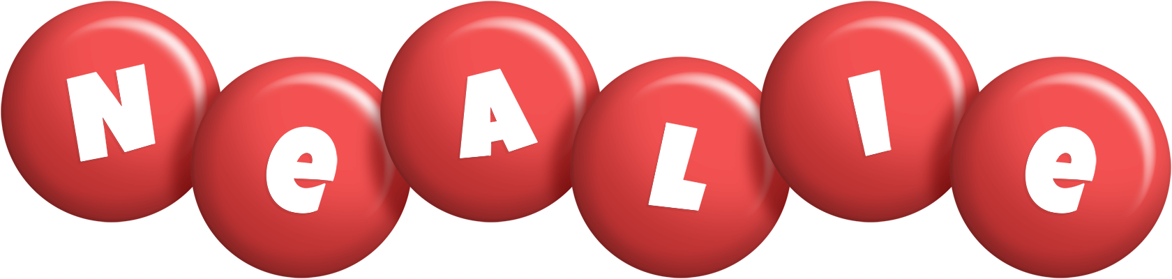 Nealie candy-red logo