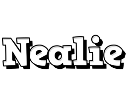 Nealie snowing logo