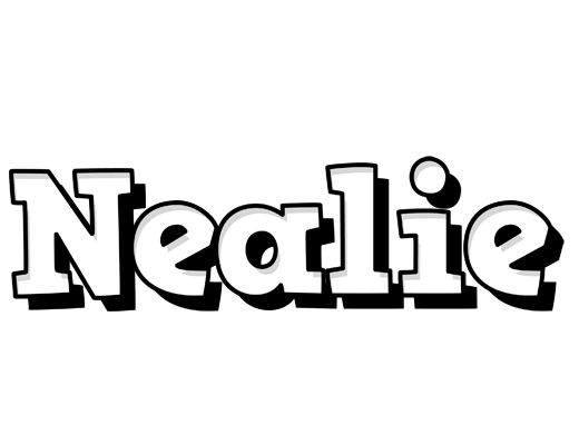 Nealie snowing logo