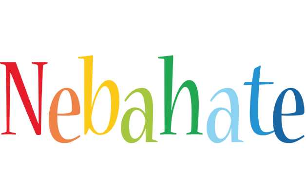 Nebahate birthday logo